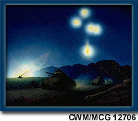 Night Air Attack Before the Hitler Line CWM/MCG 12706