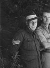 Sergent Ralph Walker (left) attending a camouflage school. Later Ralph Walker became an official war artist; taken at Georges Heights, NSW, 1944; donated by the artist to the collection of the Australian War Memorial P00924.001