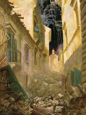 Via Dolorosa, Ortona, Charles Comfort, Canadian War Museum, 19710261-2308