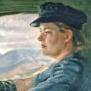 Chauffeur de vhicule de transport (l'aviatrice Florence Miles) - Nora Heysen, Australian War Memorial, ART24393 