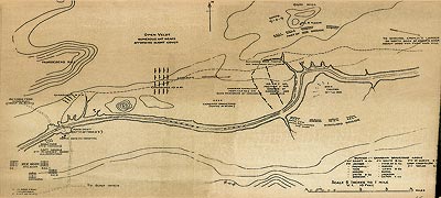 Boer War Maps - Map of the Battle of Paardeberg Showing the Position of the IX Division (which included the 2nd Royal Canadian Regiment) on 18 February 1900 during the First Engagement. Credit:  CWM 19880069-145