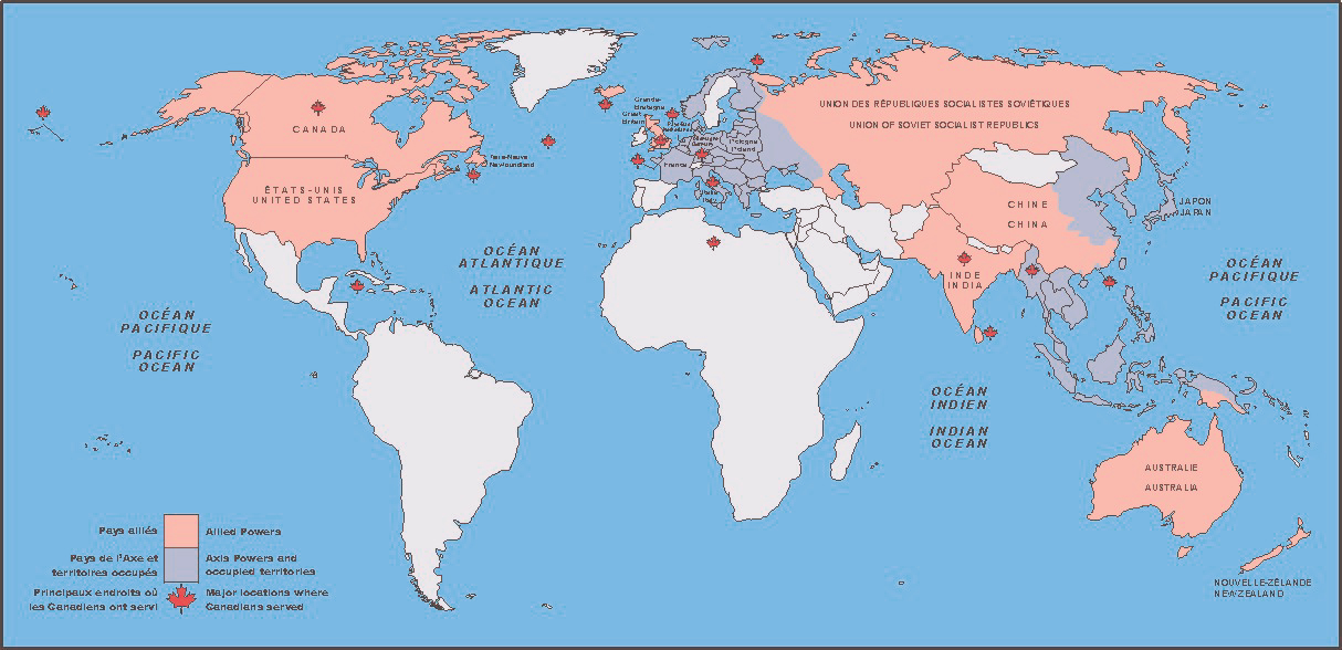 second world war map