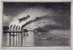 Une vue du pillage et de l'incendie..., Musée des beaux-arts du Canada, 6270