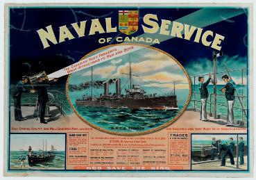 Naval Service of Canada Recruiting Poster