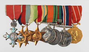 Medal Set, Dennis Thompson Forster, HMS Nabob