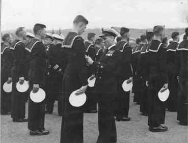 Master-at-Arms Ron Crawford, HMCS Cornwallis, 1953