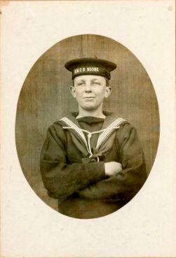 Cecil George Corke, Boy Sailor, HMCS Niobe