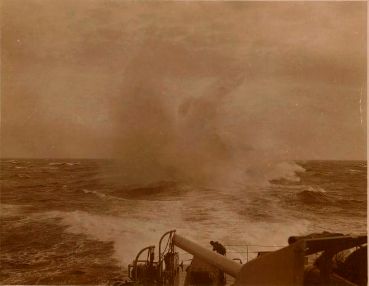 Depth Charge Attack on U-Boat