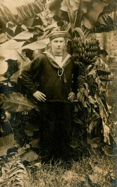 Canadian Sailor with Banana Plant