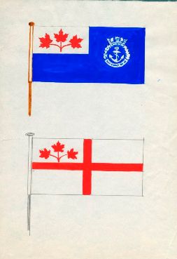 Designs for a Canadian Naval Jack and Ensign