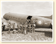 Troops boarding Douglas 