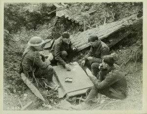 How was discipline maintained in the trenches in World War I?