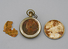 Pocket watch recovered from the wreck of the Empress of Ireland