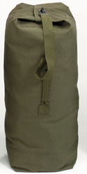 Top load canvas duffle bag olive drab:: Sac marin