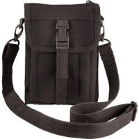 Canvas travel portfolio black:: Portfolio de voyage en toile noire