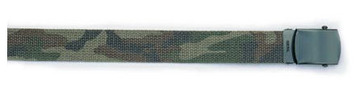 Olive drab/ camo reversible web belt:: Ceinture en toile reversible couleur olive tendre et camouflage