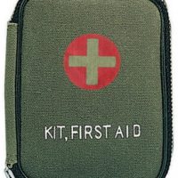 Military zipper first aid kit