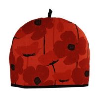 Poppy Red Tea Cozy:: Couvre th
