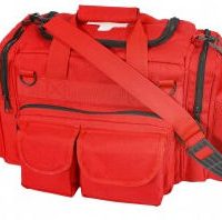 Emergency Bag with Cross Printed on Top Flap