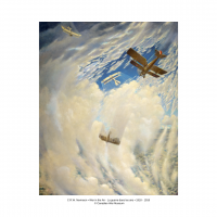 War in the air by C.R.W. Nevinson from the Beaverbrook collection of the Canadian War Museum