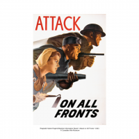 Attack on all front Beaverbrook collection of the Canadian War Museum