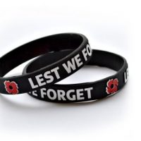 Lest We Forget Poppy Bracelet