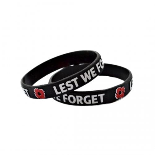 Lest We Forget Poppy Bracelet