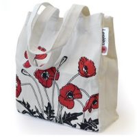 Small Poppy Shopping Tote Bag