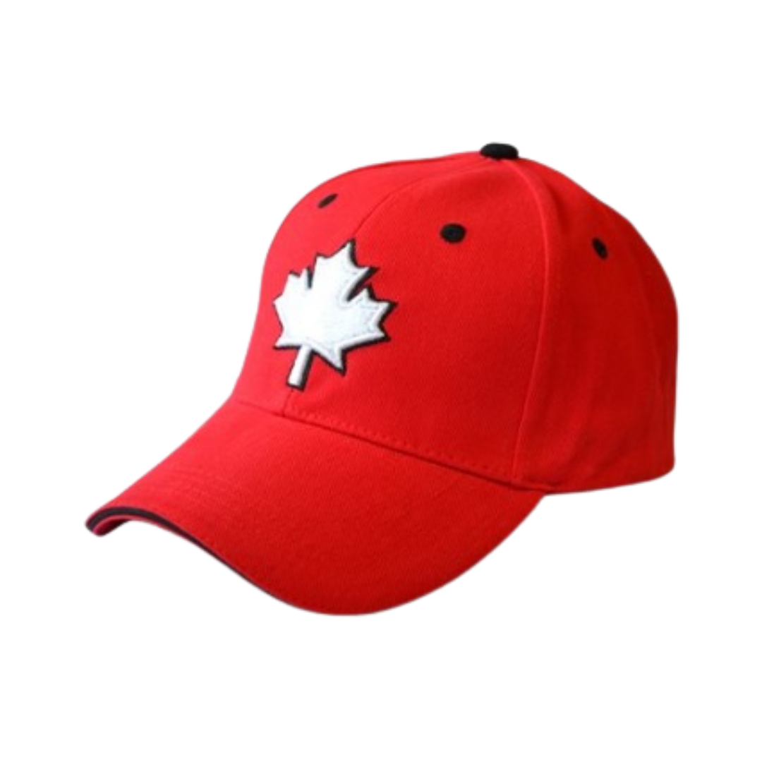 Red Ball Cap with Maple Leaf – Canadian War Museum Boutique