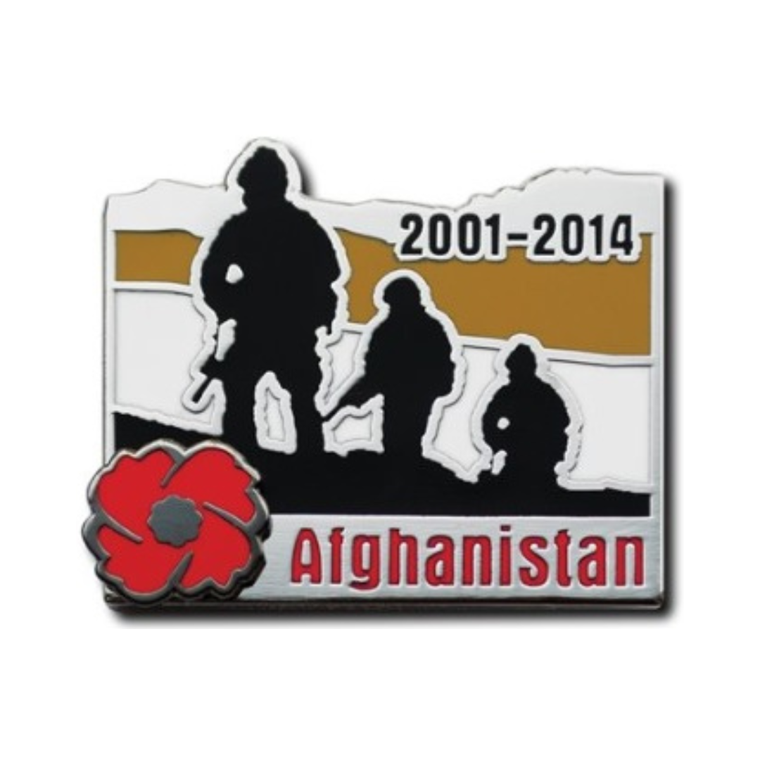 107404_LAPEL PIN AFGANISTAN 2001-2014 Afghanistan 2001-2014 Lapel Pin