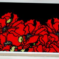 Large Poppy Trivet