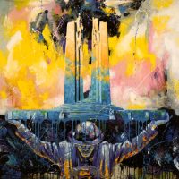 Resurrection on Canvas by Brian Lorimer