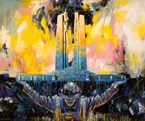 Resurrection on Canvas by Brian Lorimer