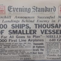 Newspaper Replica of 1944