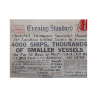 Newspaper Replica of 1944