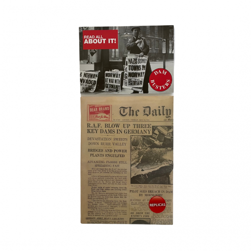 Daily Telegraph replica of dambusters news