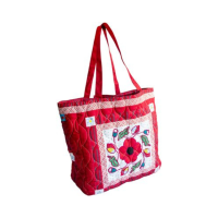 Poppy quilted hand bag