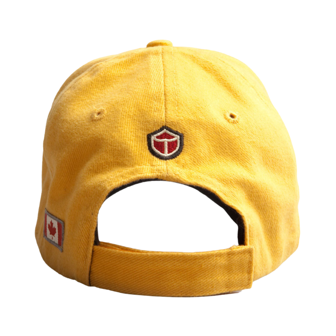 102575_CAP-VINTAGE CREST CAP (YELLOW) (1) Casquette ocre de l'ARC