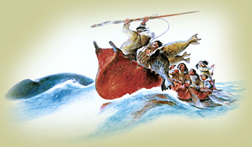 Whale Hunting - Drawing: Frdric Back - S2002-4627