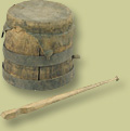 Drum and Drumstick - III-I-55 a,b - CD98-216-016