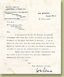 Telegram - Courtesy: John Moses