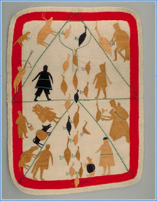 Driving Flightless Geese into Stone Pens - 
Collection: James Houston