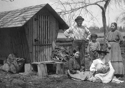 Daniel Winnie (Cayuga) and Family