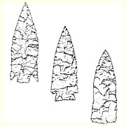Outils des Platéliens anciens - Dessin : David Laverie