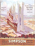 Simpson's Fall Winter 1930-31, 
cover.