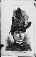 Millinery at dry goods prices, Eaton's
Fall Winter 1888-89, p. 18.
