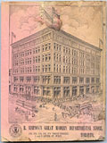 Simpson's Toronto store, Simpson's 
Spring Summer 1896, cover, and Simpson's Fall Winter 1896-97, p. 3.