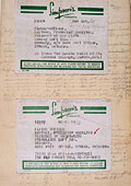 Shipping receipts for parcels sent by 
Simpson's to Canadian POW in Germany.