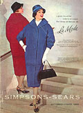 Simpsons-Sears Automne hiver 1958, 
cover.