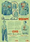 Maurice Richard jackets, Dupuis 
Frres 
Mi-hiver 1951-52.
